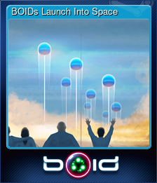 Series 1 - Card 6 of 6 - BOIDs Launch Into Space