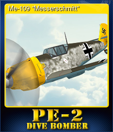 Series 1 - Card 2 of 6 - Me-109 “Messerschmitt”