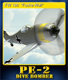 Series 1 - Card 3 of 6 - FW 190  “Focke-Wulf”