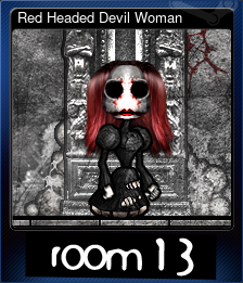 Series 1 - Card 1 of 13 - Red Headed Devil Woman