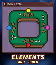 Series 1 - Card 3 of 8 - Green Table
