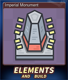 Series 1 - Card 2 of 8 - Imperial Monument