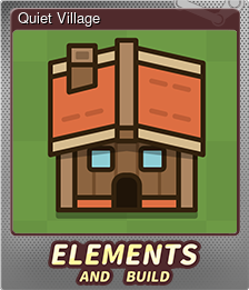 Series 1 - Card 5 of 8 - Quiet Village