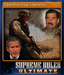 Series 1 - Card 1 of 10 - Operation Iraqi Liberation