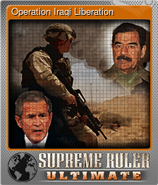 Series 1 - Card 1 of 10 - Operation Iraqi Liberation