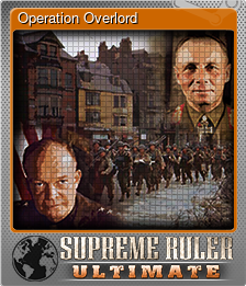 Series 1 - Card 7 of 10 - Operation Overlord