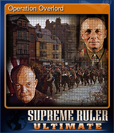 Series 1 - Card 7 of 10 - Operation Overlord