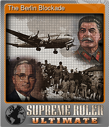 Series 1 - Card 9 of 10 - The Berlin Blockade