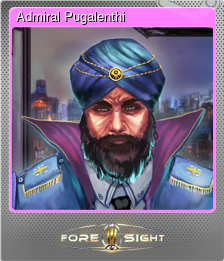 Series 1 - Card 2 of 10 - Admiral Pugalenthi