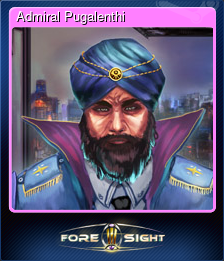 Series 1 - Card 2 of 10 - Admiral Pugalenthi