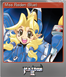 Series 1 - Card 5 of 5 - Miss Raiden (Blue)