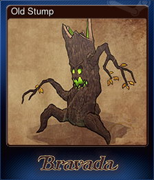 Series 1 - Card 2 of 6 - Old Stump