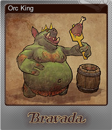 Series 1 - Card 3 of 6 - Orc King