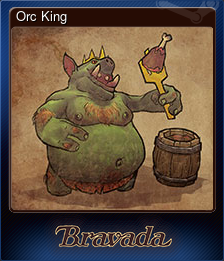 Series 1 - Card 3 of 6 - Orc King