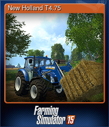 Series 1 - Card 5 of 5 - New Holland T4.75