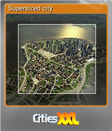 Series 1 - Card 6 of 6 - Supersized city