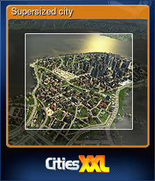 Series 1 - Card 6 of 6 - Supersized city