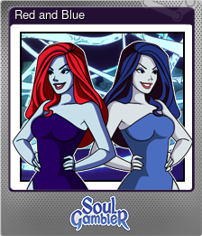 Series 1 - Card 2 of 8 - Red and Blue