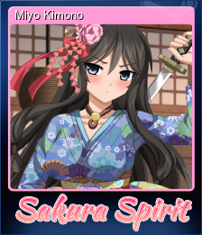 Series 1 - Card 3 of 8 - Miyo Kimono