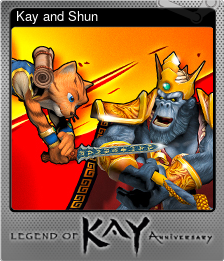 Series 1 - Card 9 of 10 - Kay and Shun