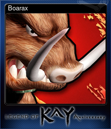 Series 1 - Card 8 of 10 - Boarax
