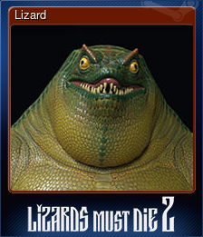 Series 1 - Card 7 of 8 - Lizard