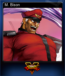 Series 1 - Card 2 of 15 - M. Bison