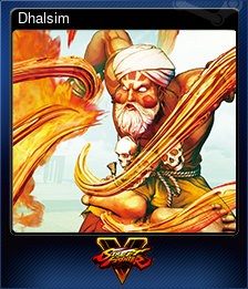 Series 1 - Card 5 of 15 - Dhalsim