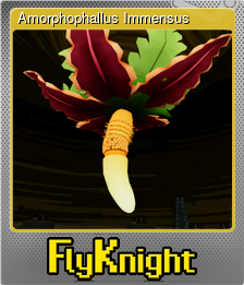 Series 1 - Card 8 of 8 - Amorphophallus Immensus