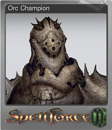 Series 1 - Card 1 of 8 - Orc Champion