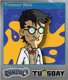 Series 1 - Card 5 of 7 - Professor Wells