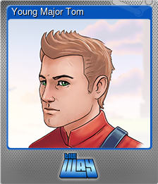 Series 1 - Card 1 of 8 - Young Major Tom