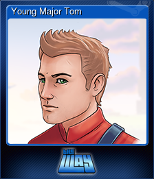 Series 1 - Card 1 of 8 - Young Major Tom