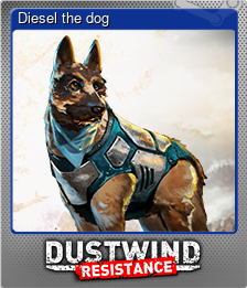Series 1 - Card 3 of 5 - Diesel the dog