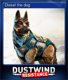 Series 1 - Card 3 of 5 - Diesel the dog