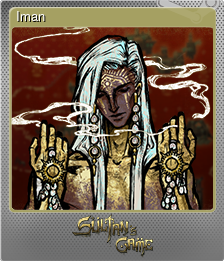 Series 1 - Card 5 of 12 - Iman