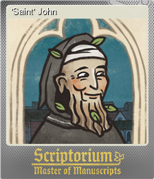 Series 1 - Card 15 of 15 - 'Saint' John