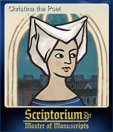 Series 1 - Card 13 of 15 - Christina the Poet