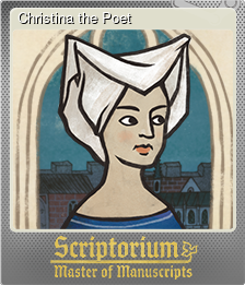 Series 1 - Card 13 of 15 - Christina the Poet