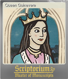 Series 1 - Card 3 of 15 - Queen Guinevere