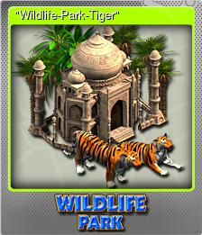 Series 1 - Card 3 of 6 - "Wildlife-Park-Tiger"