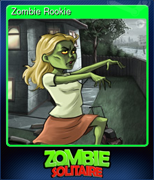 Series 1 - Card 1 of 5 - Zombie Rookie