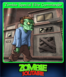 Series 1 - Card 4 of 5 - Zombie Special Elite Commander