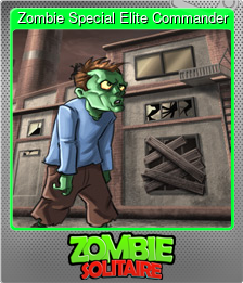 Series 1 - Card 4 of 5 - Zombie Special Elite Commander