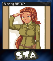 Series 1 - Card 3 of 6 - Blazing BETSY