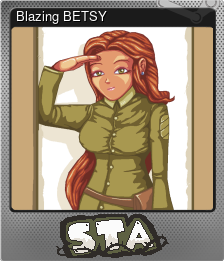 Series 1 - Card 3 of 6 - Blazing BETSY
