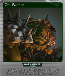Series 1 - Card 1 of 6 - Ork Warrior