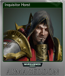 Series 1 - Card 5 of 6 - Inquisitor Horst