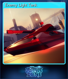 Series 1 - Card 1 of 6 - Enemy Light Tank