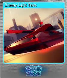 Series 1 - Card 1 of 6 - Enemy Light Tank